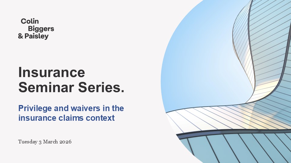 Privilege and waivers in the insurance claims context