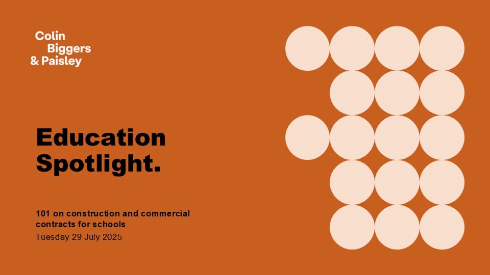 101 on construction and commercial contracts for schools