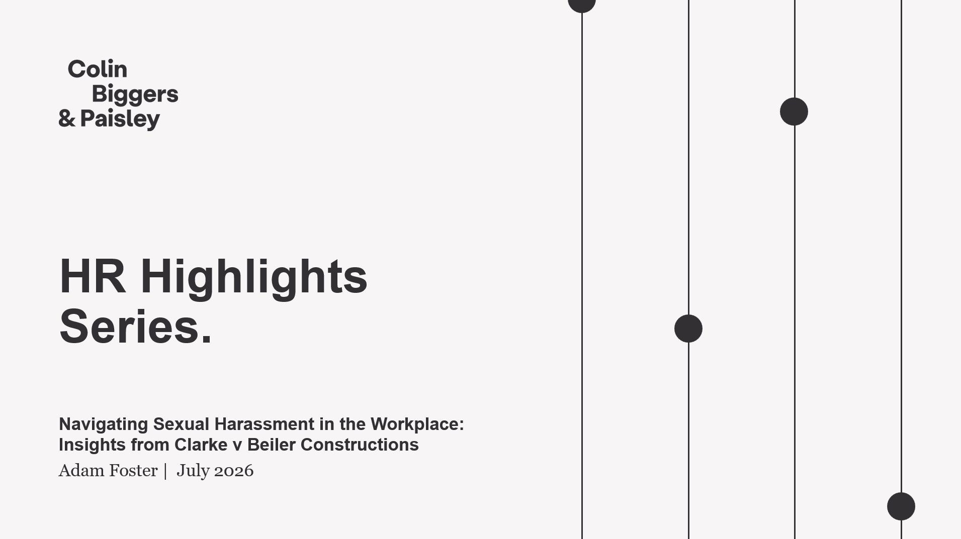 Navigating sexual harassment in the workplace: Insights from Clarke v Beiler Constructions