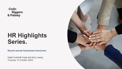 Recent sexual harassment decisions