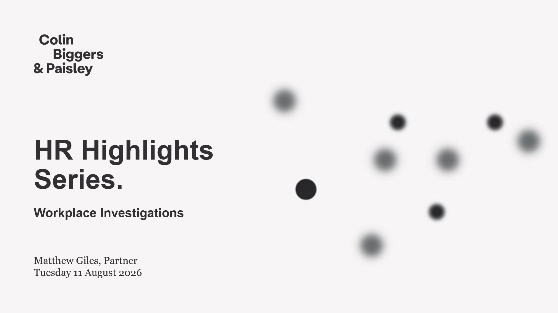 Workplace Investigations