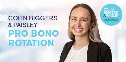 Colin Biggers & Paisley Pro Bono Graduate Program