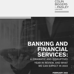 Banking and Financial Services Report - Year in review and what to expect in 2022